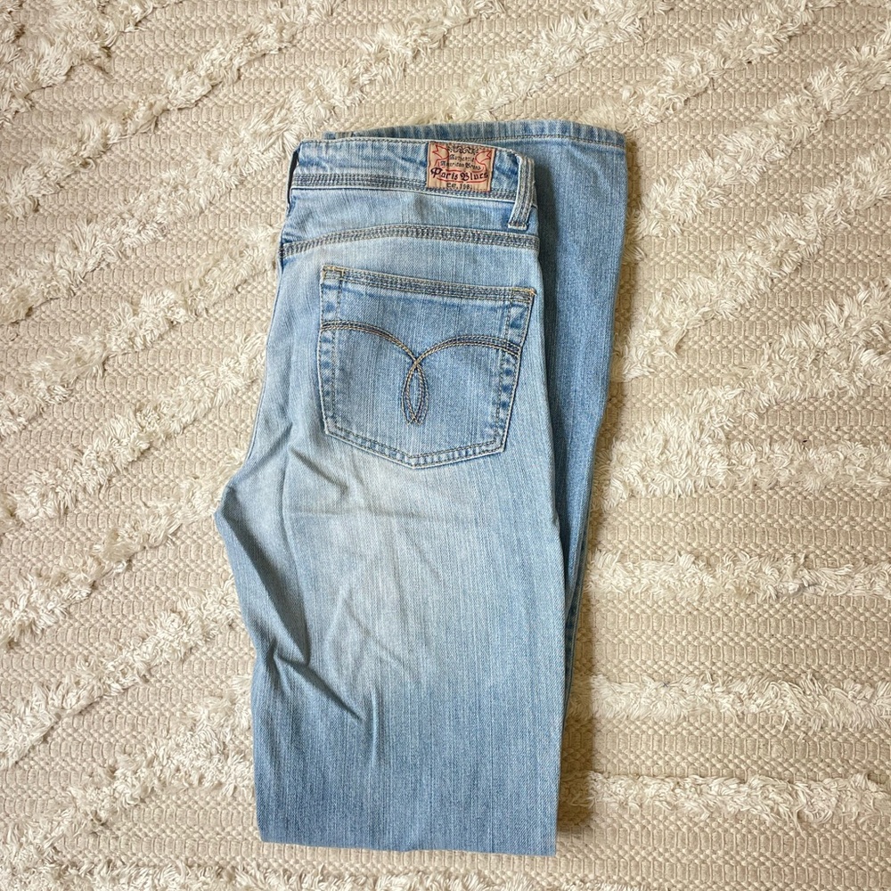 Light Blue Low Rise Denim Jeans y2k